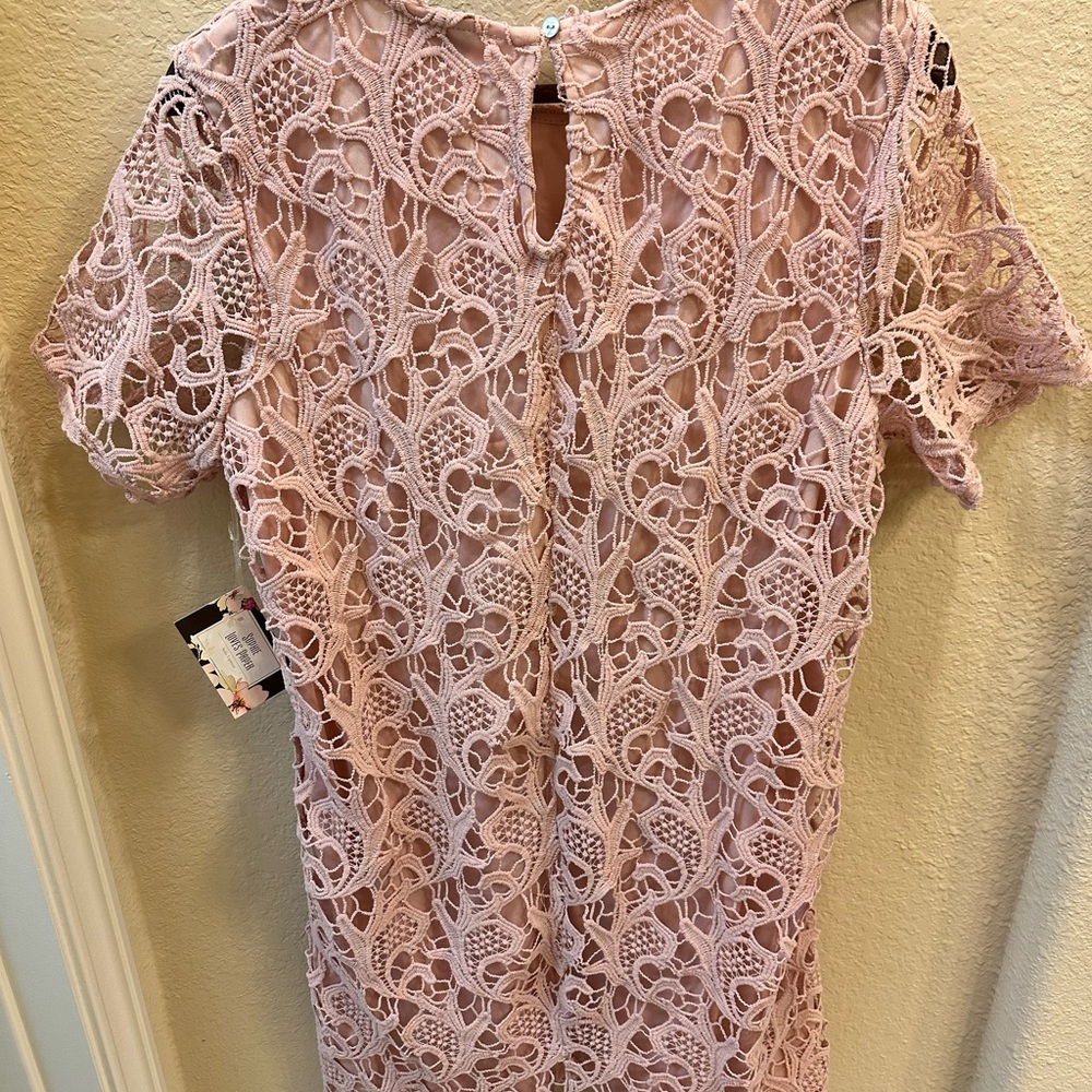 NWT Pink lace dress - Picture 4 of 5